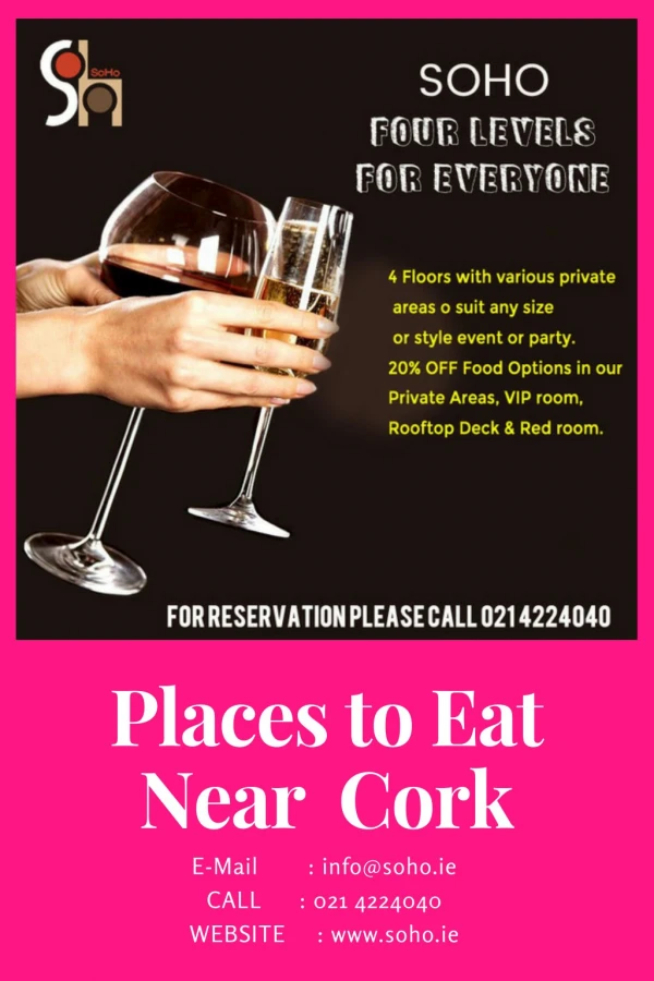 Places to Eat Near Cork