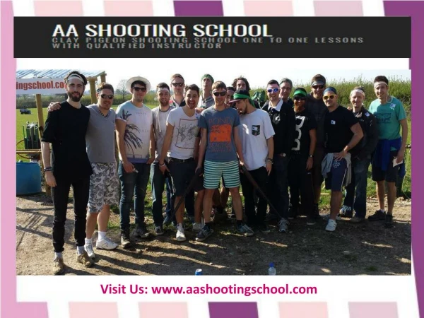 Enjoy Stag and hen activities from AA Shooting School, Dorset, UK
