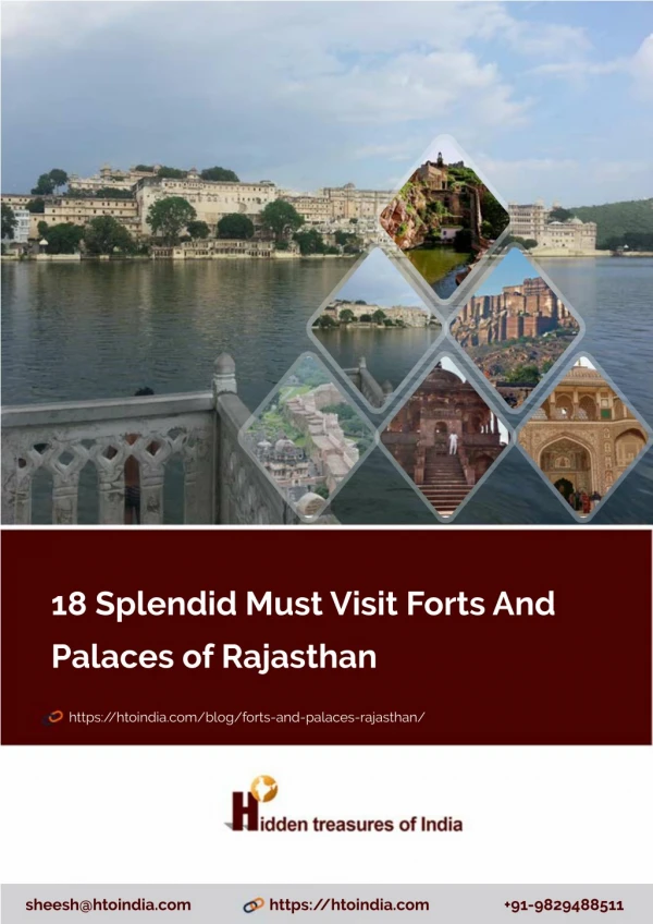 18 Splendid Must Visit Forts And Palaces of Rajasthan