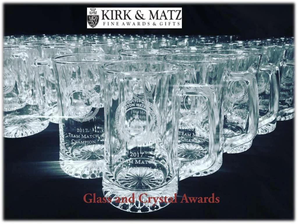 glass and crystal awards