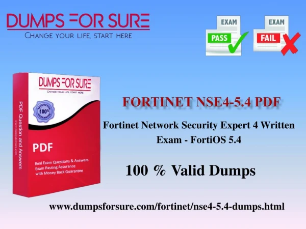 The latest Fortinet NSE4-5.4 exam study guide and free braindumps
