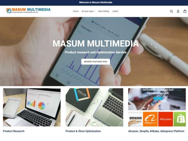 Masum Multimedia - Amazon, Shopify Product Research