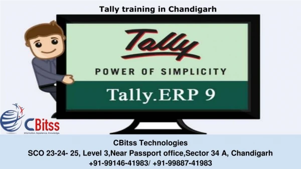 tally training in Chandigarh