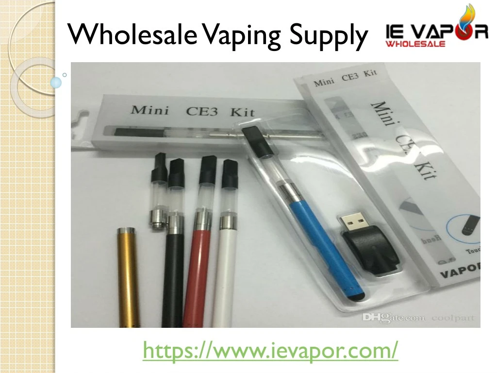 wholesale vaping supply
