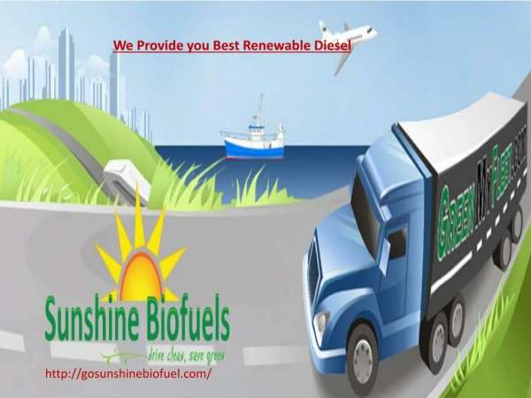 Renewable diesel benefits or how can you reduce your fuel cost