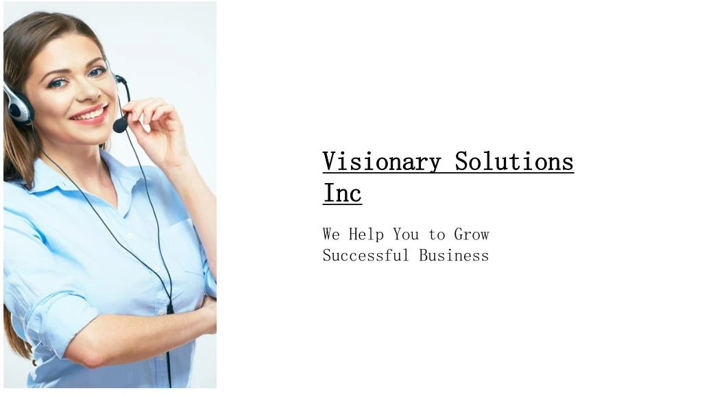 visionary solutions inc we help you to grow