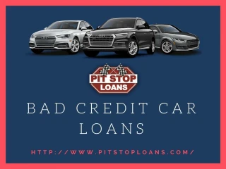 Bad Credit Car Loans - slide 1