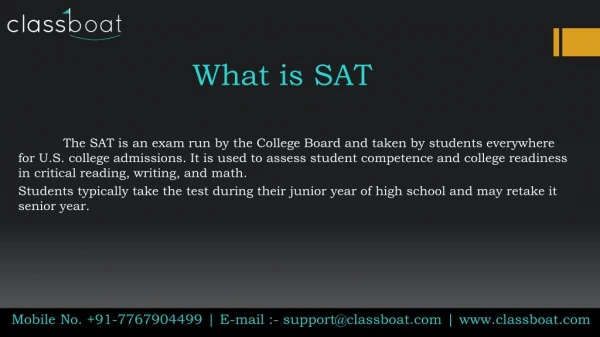 Top Sat classes in pune