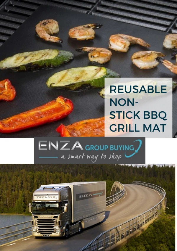 Reusable Non-Stick BBQ Grill Mat | Enza Group Victoria