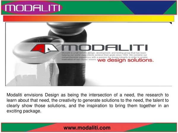 Industrial Design Services - modaliti.com