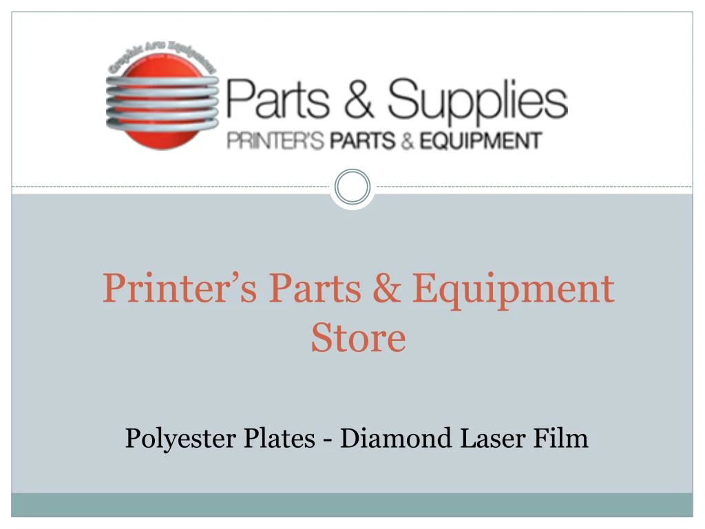 printer s parts equipment store