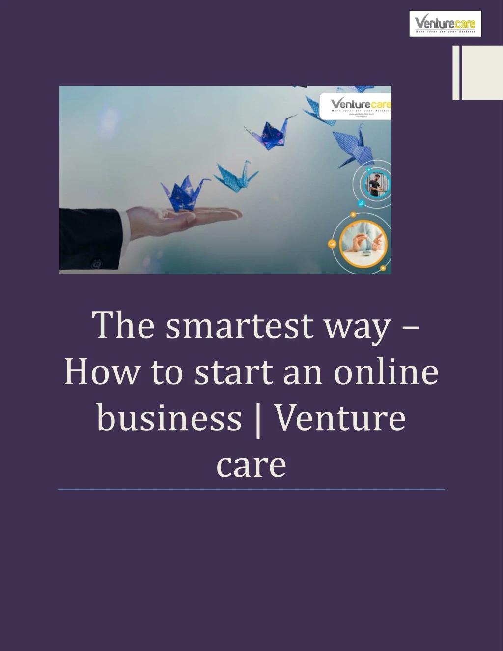 the smartest way how to start an online business