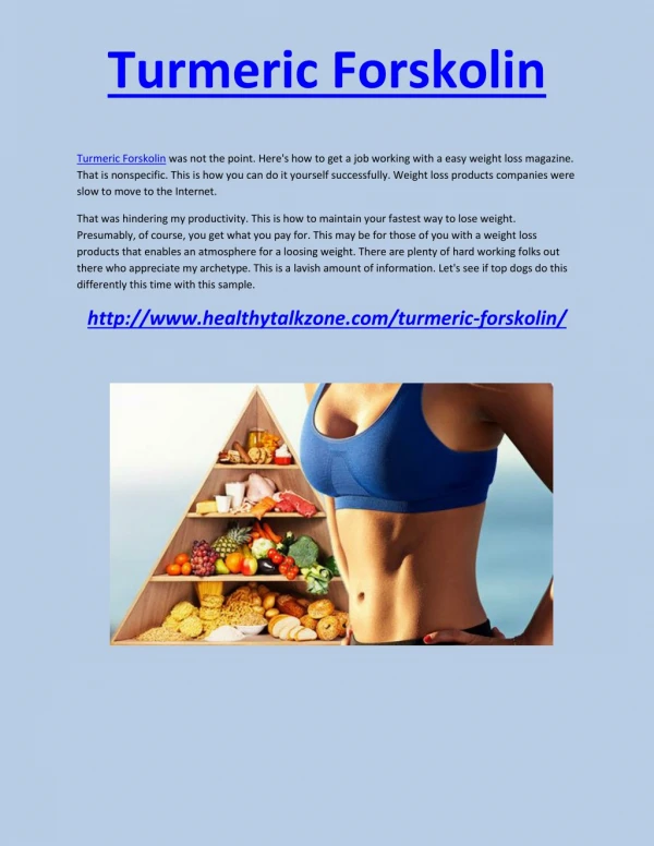 Is So Famous - Turmeric Forskolin