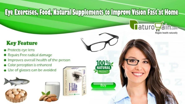 Eye Exercises, Food, Natural Supplements to Improve Vision Fast at Home