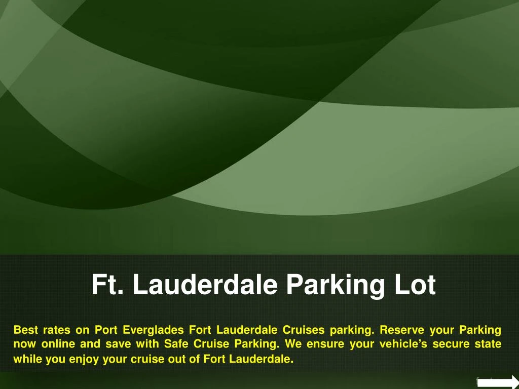 ft lauderdale parking lot