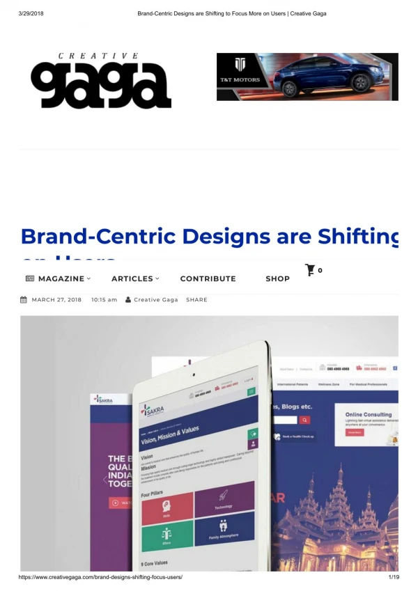 Brand-Centric Designs are Shifting to Focus More on Users