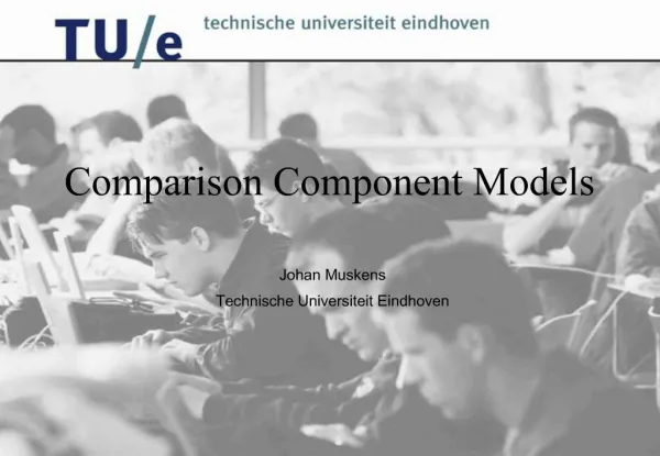 Comparison Component Models