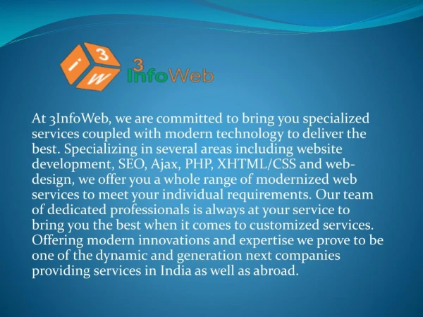 digital marketing services - 3InfoWeb