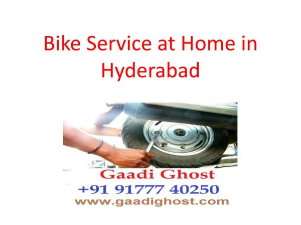 Bike Service at Home in Hyderabad | Bike Service Online Hyderabad