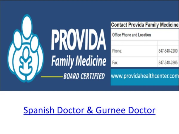 Best Spanish Doctor & Lake County Family Health Care