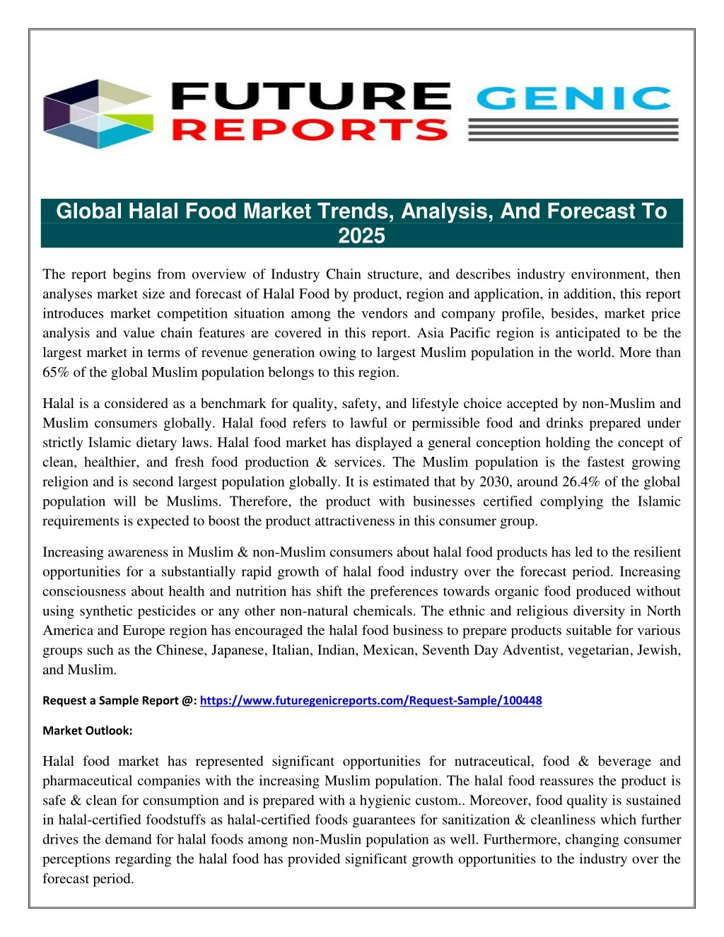 global halal food market trends analysis