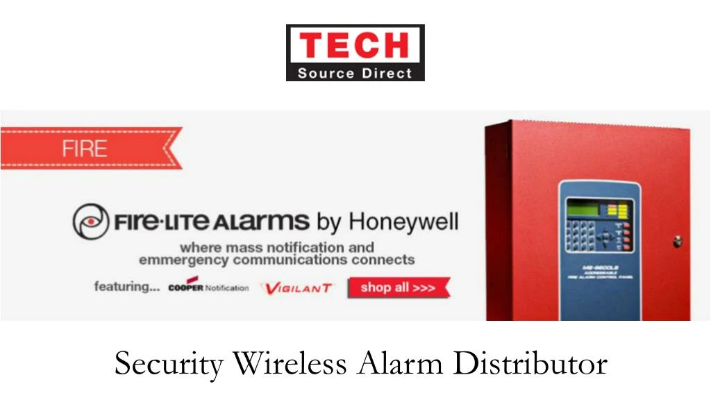 security wireless alarm distributor