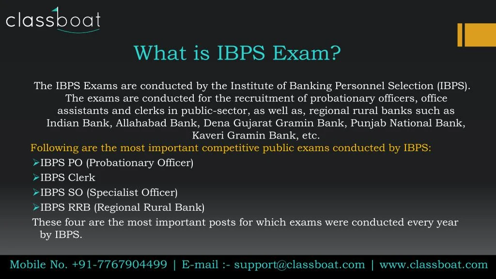 what is ibps exam