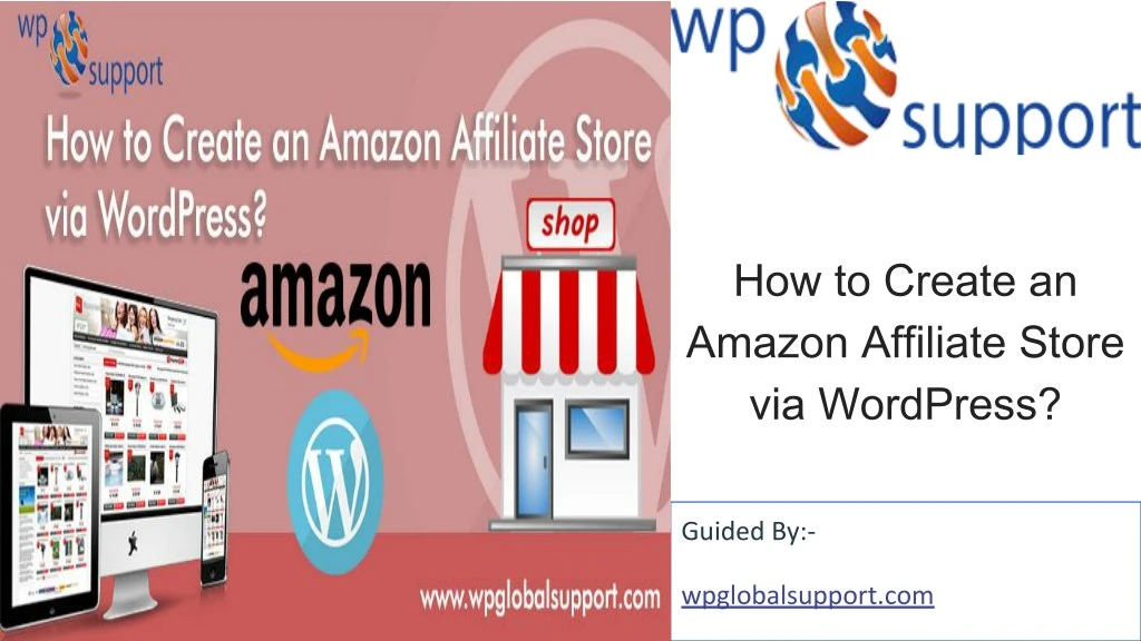 how to create an amazon affiliate store
