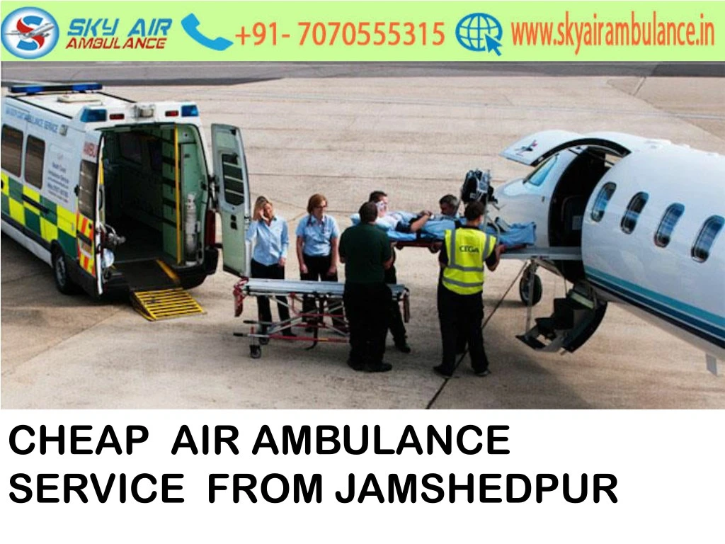 cheap air ambulance service from jamshedpur