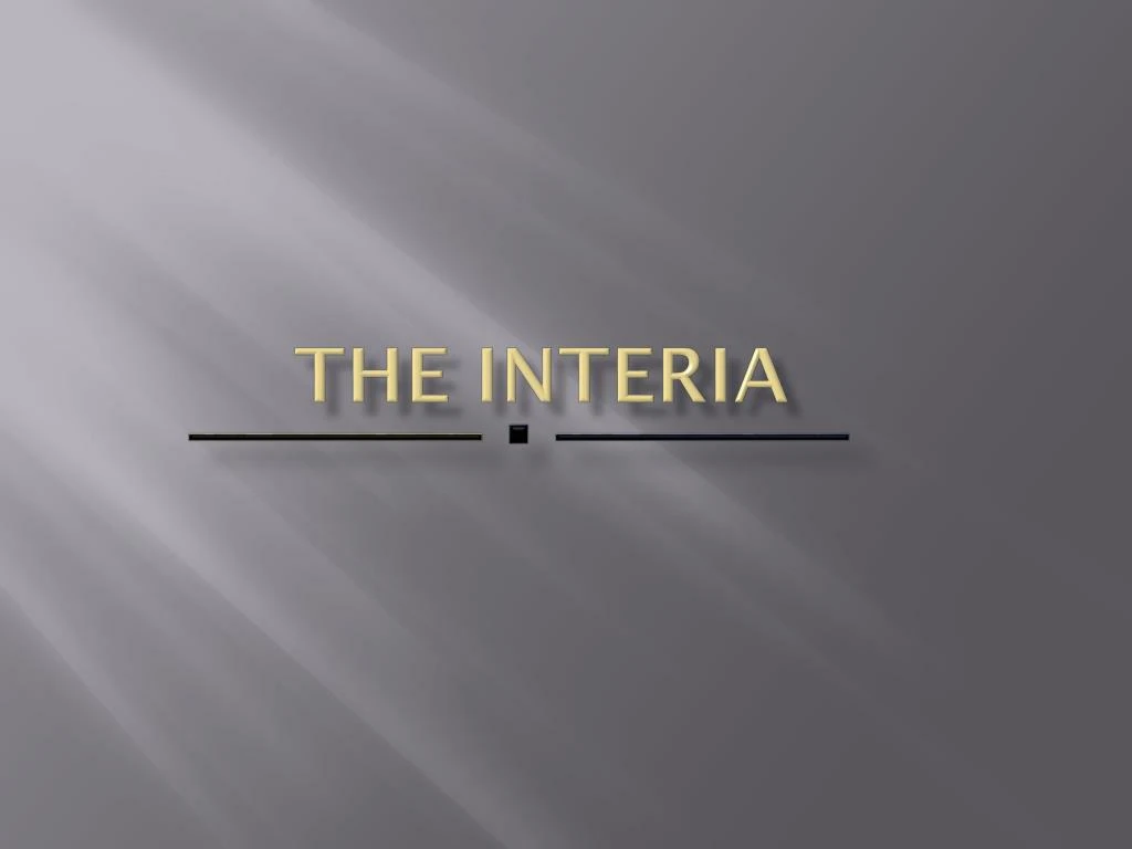 the interia