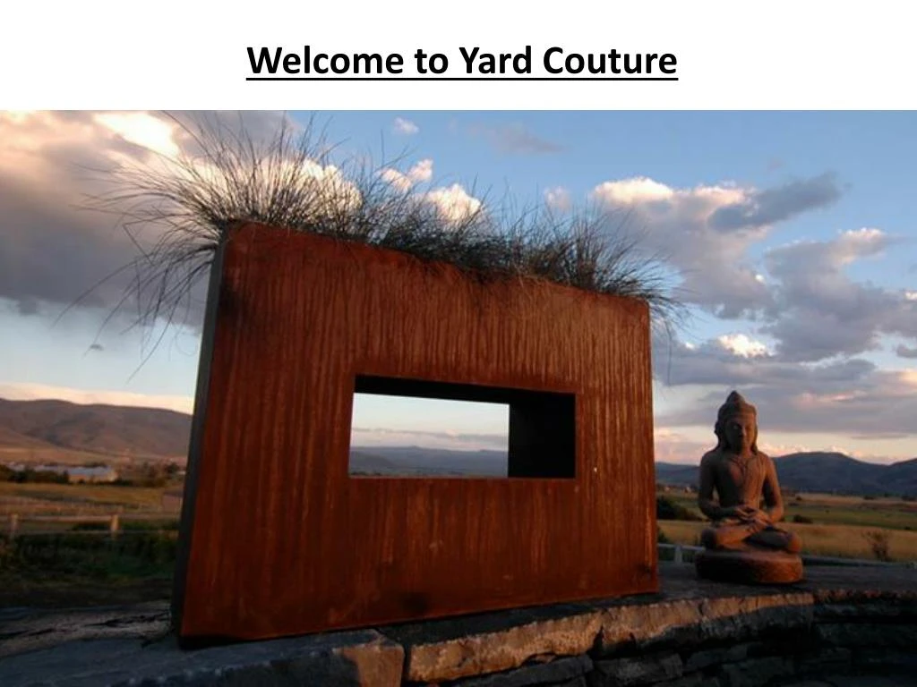 welcome to yard couture