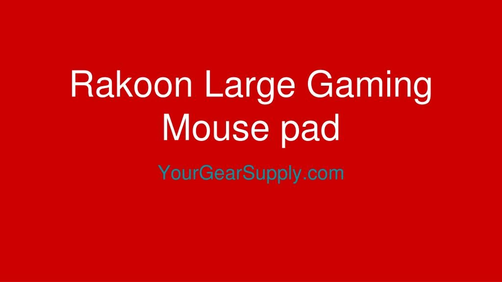 rakoon large gaming mouse pad