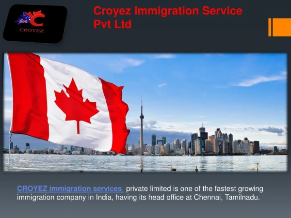 Canada Visa with Croyez Immigrations