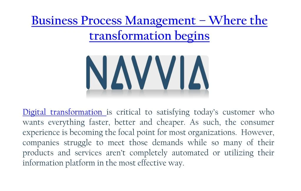 business process management where