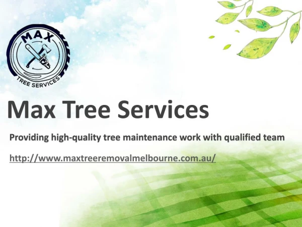 Tree Services Melbourne | Max Tree Services