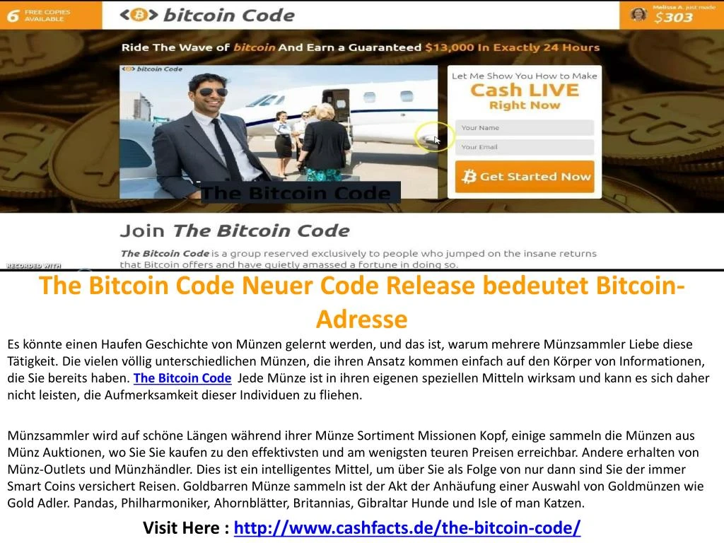 the bitcoin code neuer code release bedeutet bitcoin adresse