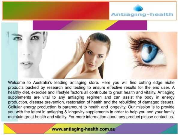 Antiaging-Health