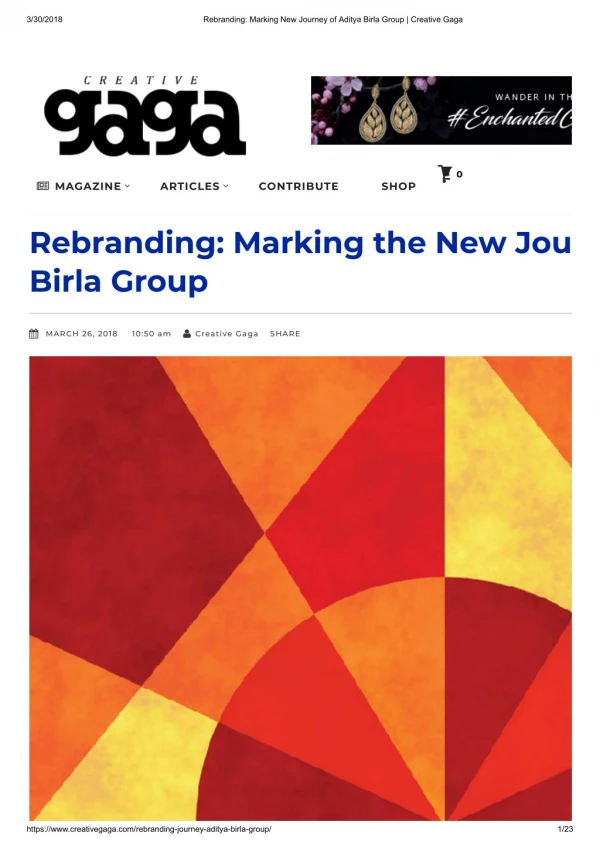 Rebranding_ Marking New Journey of Aditya Birla Group _ Creative Gaga