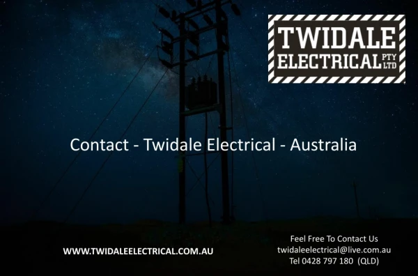 Contact - Twidale Electrical - Australia