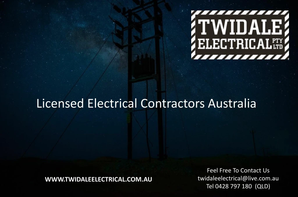 licensed electrical contractors australia