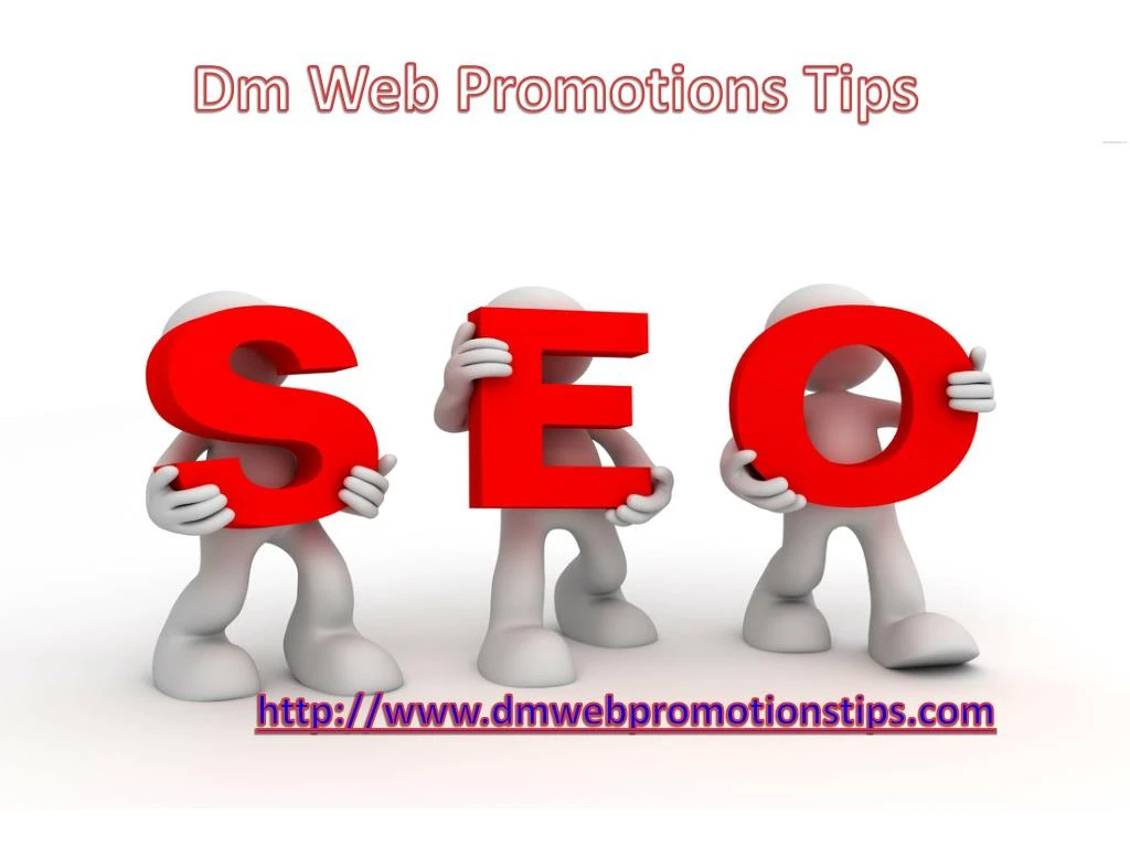 dm web promotions tips