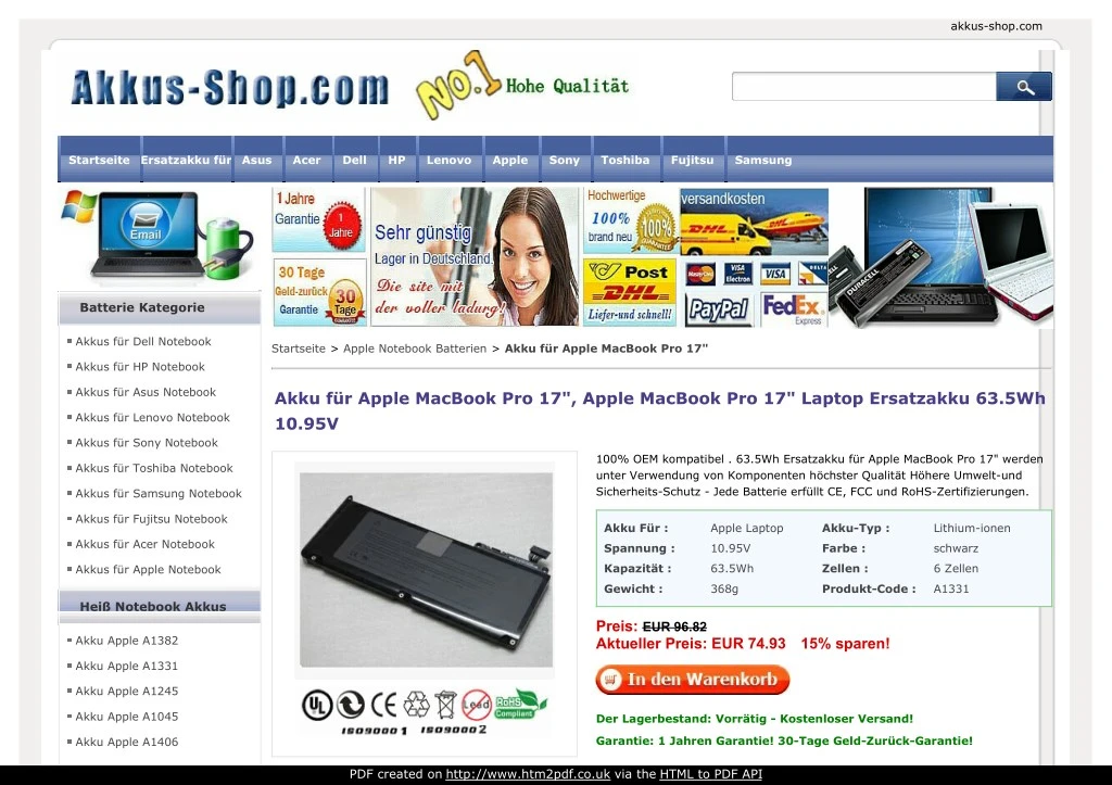 akkus shop com laptop akkus online shop