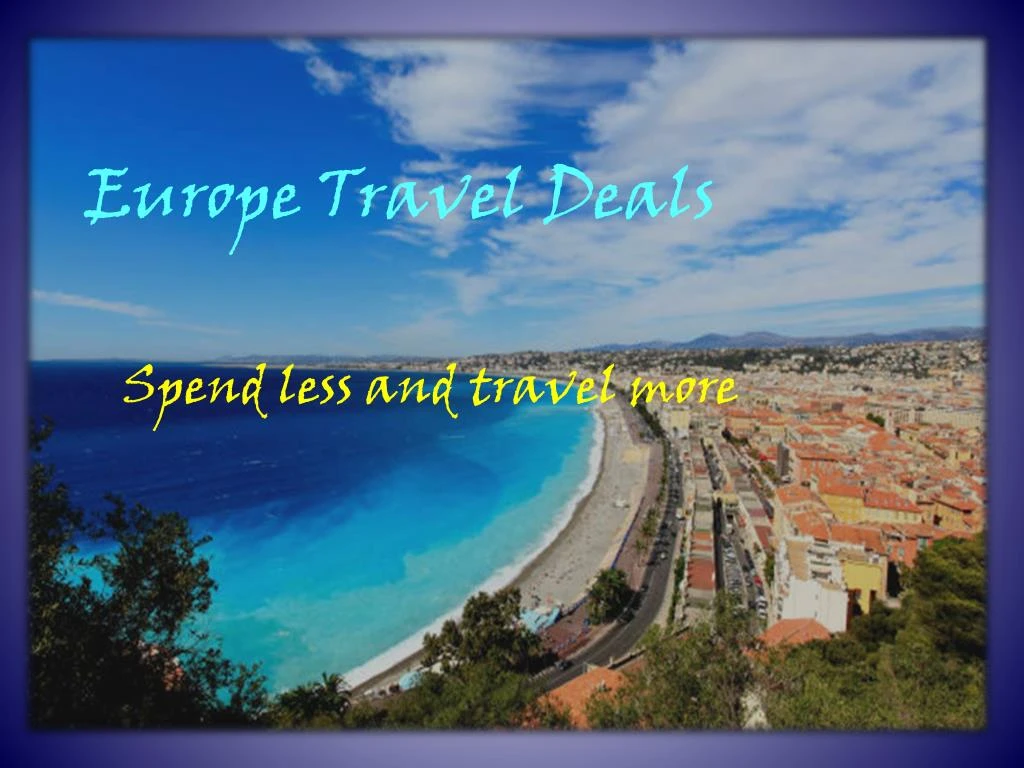 europe travel deals