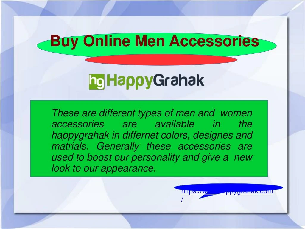 buy online men accessories