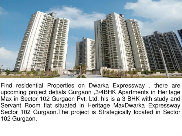 Conscient Heritage Max in Sector 102 Gurgaon