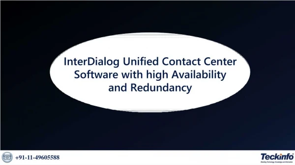 Call center Software with High Availability Redundancy