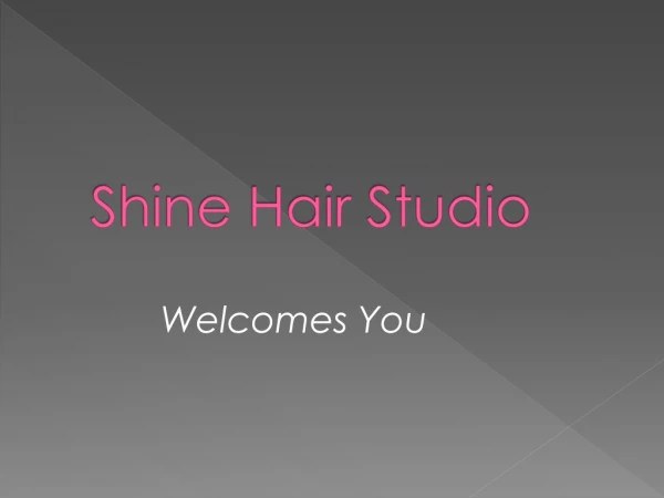 Shine hair studio pdf