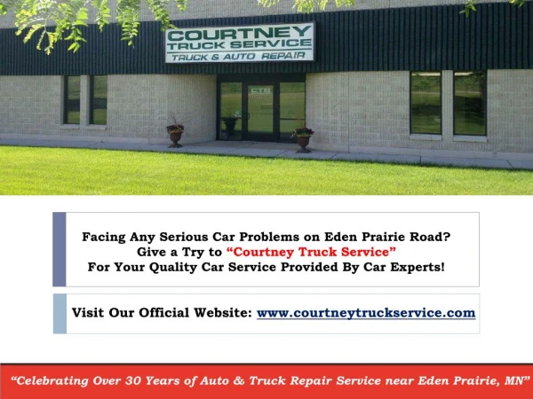 Looking for Quality Car Service in Eden Prairie? We're here to Help!