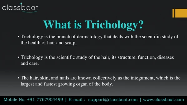 Top Trichology Course in Pune