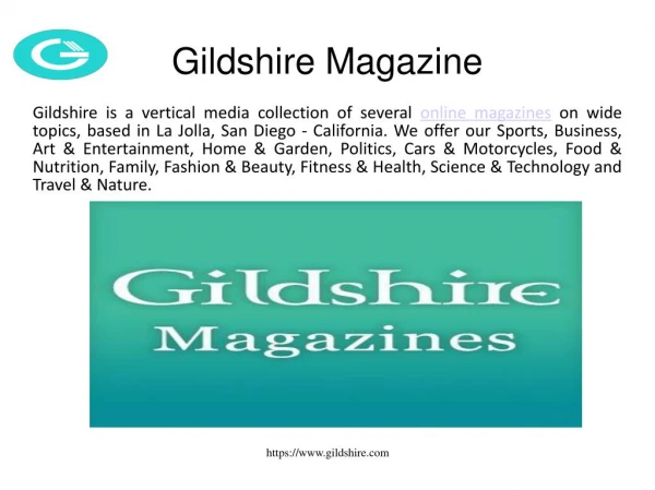 Top Best Online magazines From Gildshire Magazines